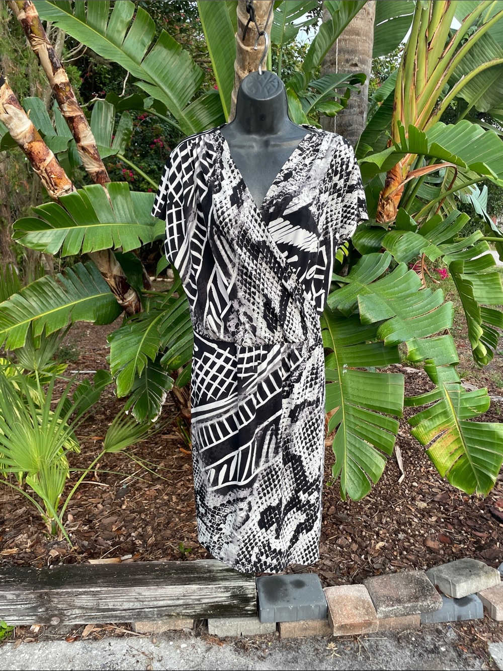 Chico snake print and abstract dress